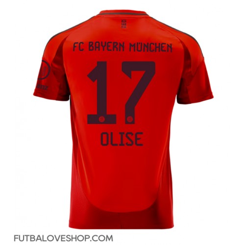 Dres Bayern Munich Michael Olise #17 Domáci 2024-25 Krátky Rukáv